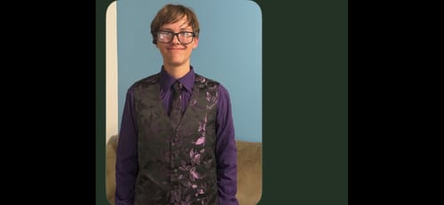 Customer photo review of Barry. Wang Silk Necktie Orange Paisley Tie Handkerchief Cufflinks Set for Men Wedding Party