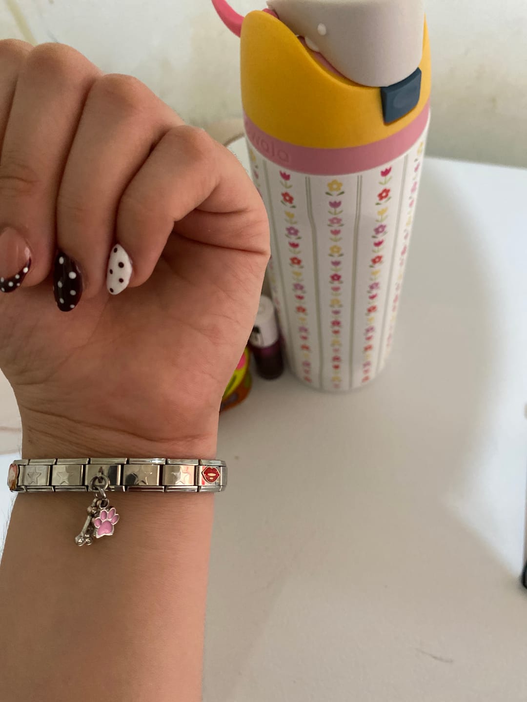 Customer photo review of Charm Colgante Huella perrito