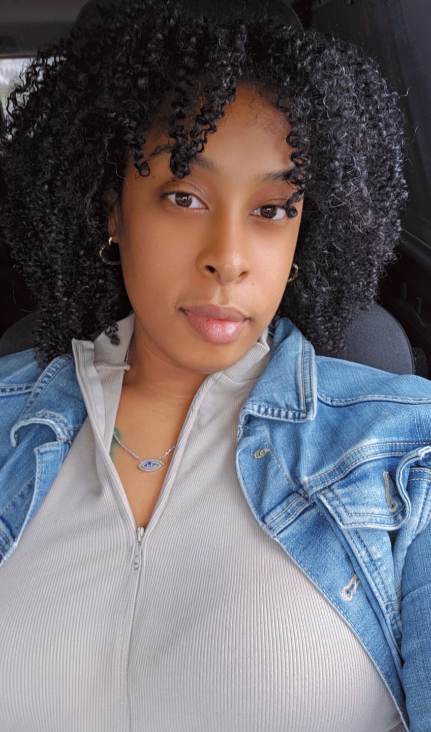 Customer photo review of Tropical Oasis Anti-Humidity Firm Hold Hair Gel