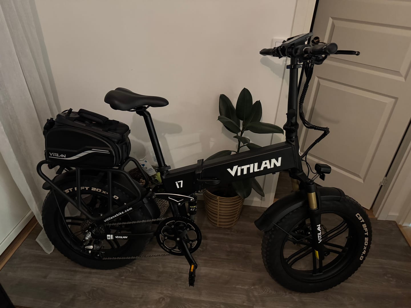 Customer photo review of Waterproof Bike Rack Bag