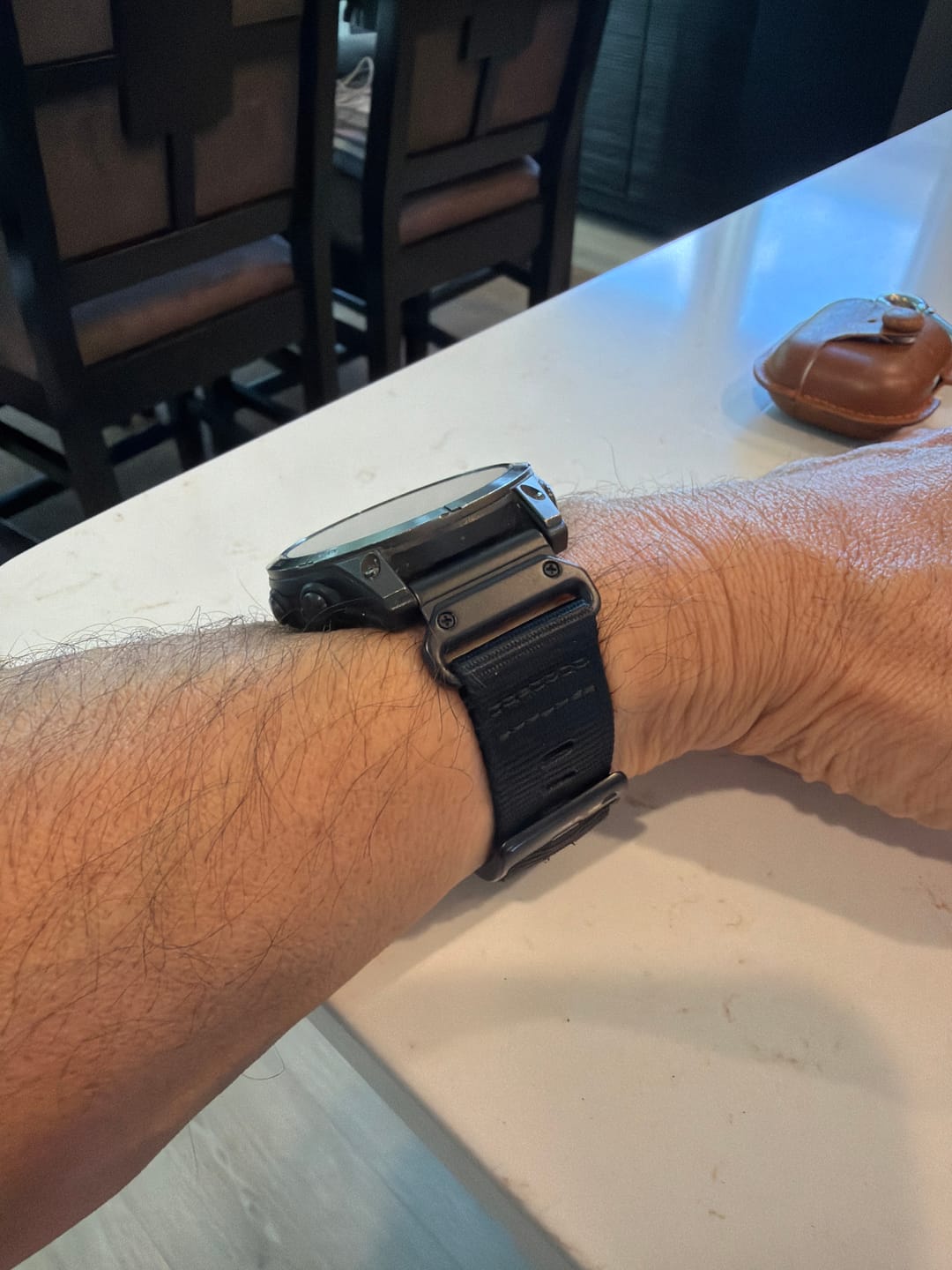 Customer photo review of Garmin Tactical Nylon Strap - Durable QuickFit Band