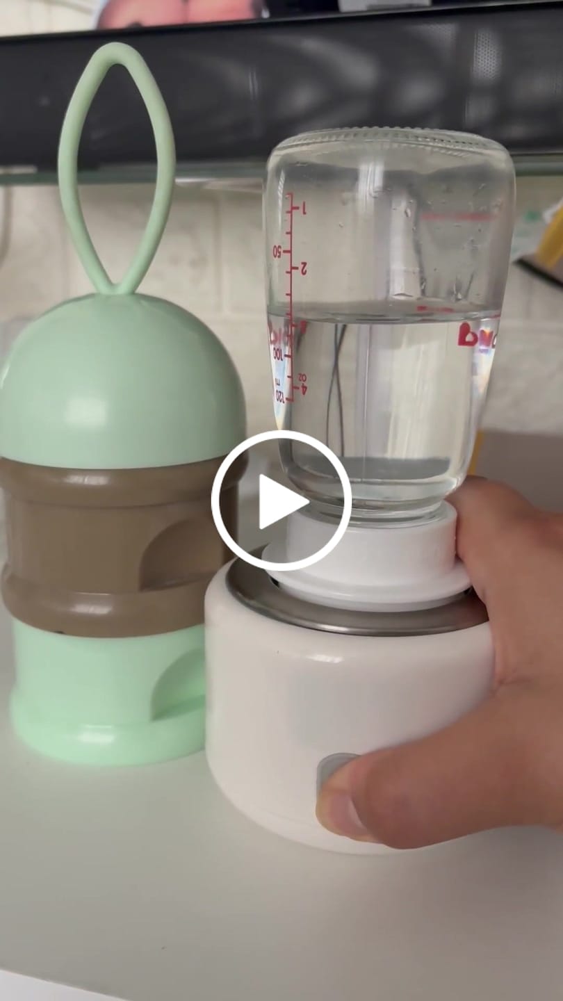 Customer video review of Calentador de mamaderas portátil