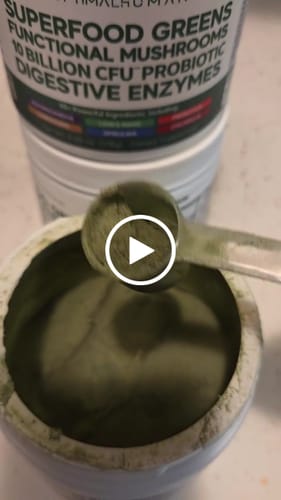 Customer video review of Optimal Human - Superfood Greens (6.28 oz) (30 Servings)