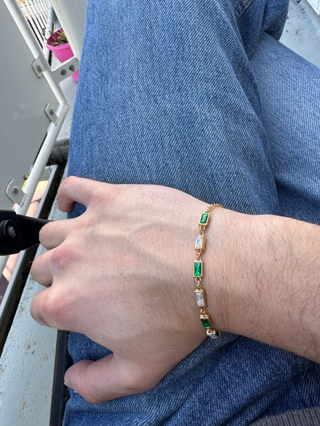 Customer photo review of Verd Bracelet (Gold)