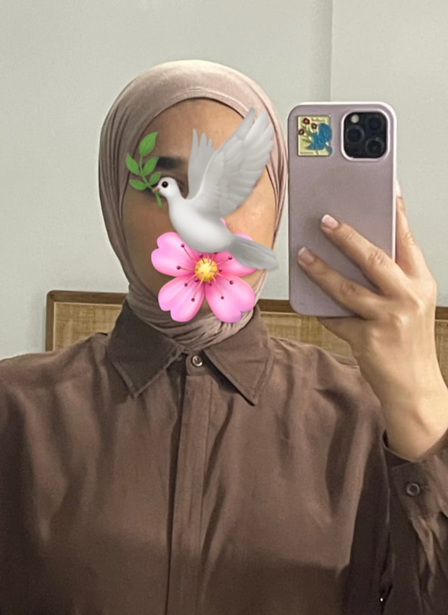 Customer photo review of Palestinian Sunbird Metal Sticker