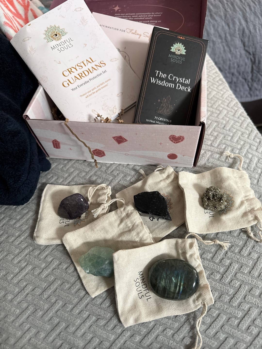 Customer photo review of Crystal Subscription Box
