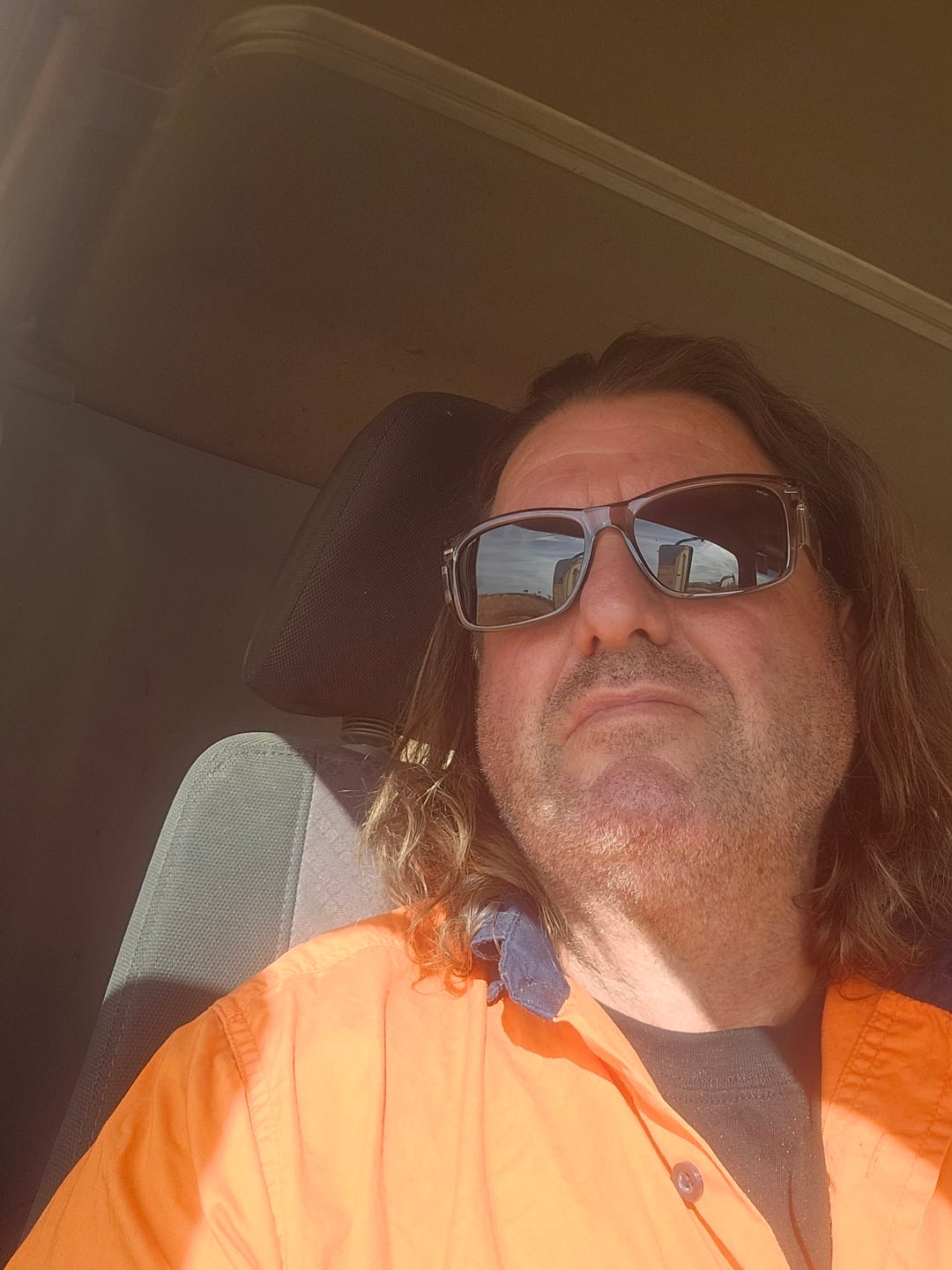 Customer photo review of Kenneth Steel Polarised Safety Glasses