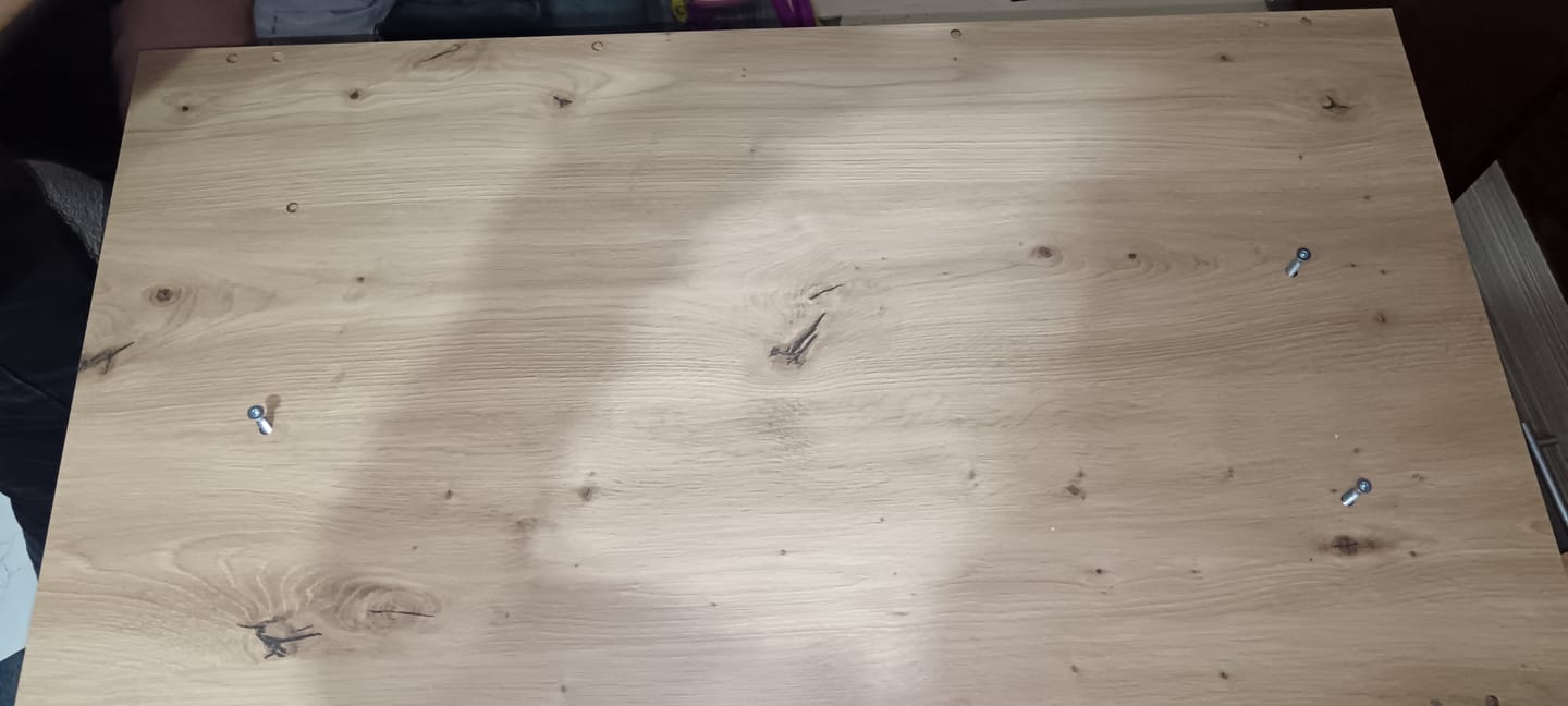 Customer photo review of Masa extensibila VENTO, stejar/casmir, PAL laminat, 120/160x68x76 cm