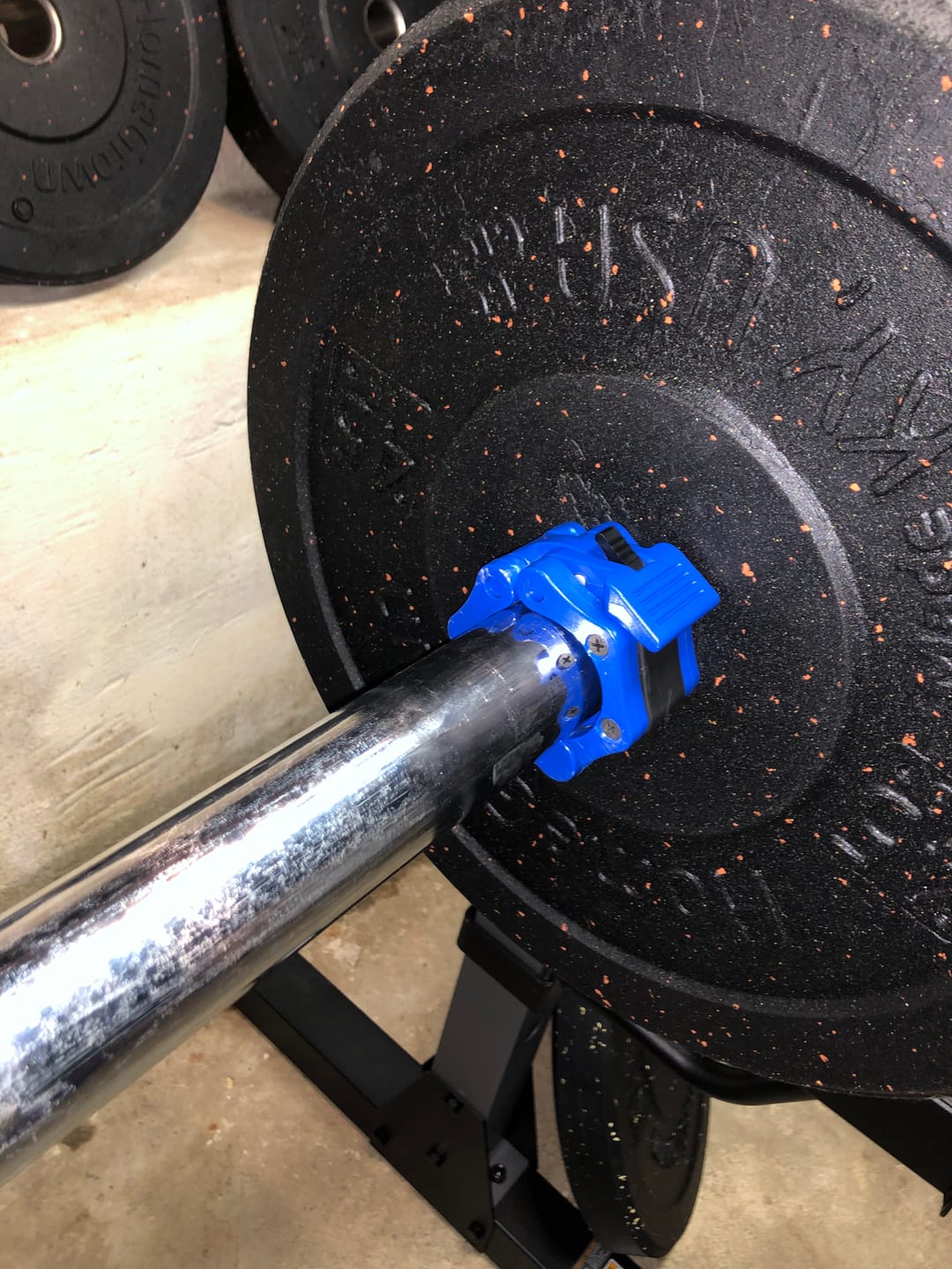 Customer photo review of Barbell Clips, Clamp Style
