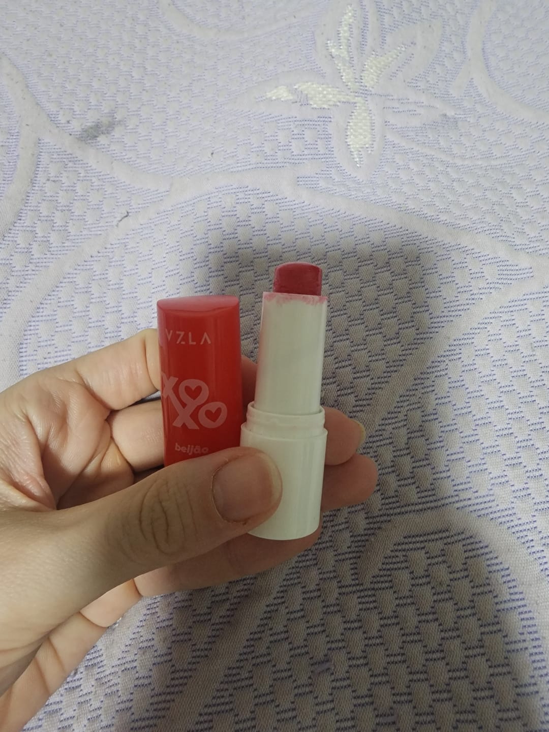 Customer photo review of Balm Labial Xoxo FPS 20 – Vizzela