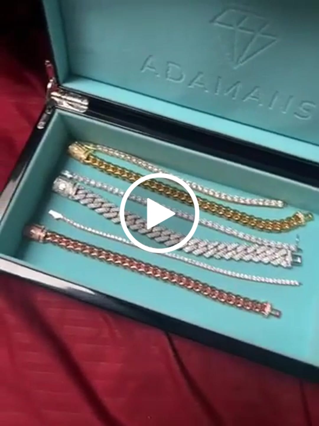 Customer video review of 3mm Moissanite Tennis Bracelet - 18k Rose Gold  - D Colour - VVS1