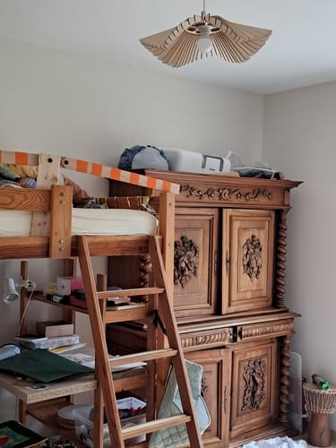 Customer photo review of Rose teinté Chêne | Suspension