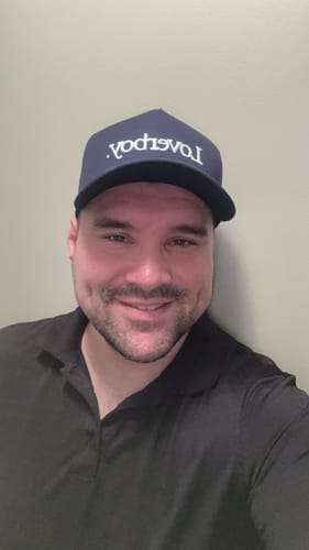 Customer photo review of Loverboy Snapback (Navy)