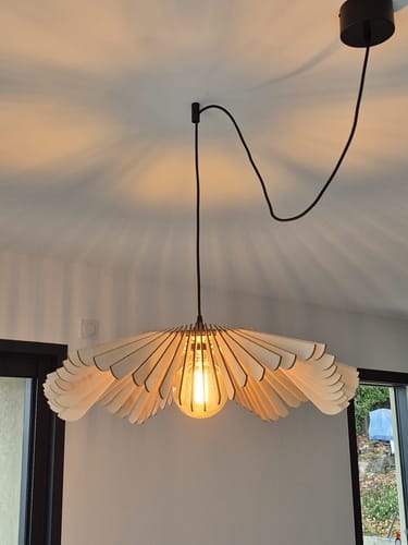 Customer photo review of Rose teinté Chêne | Suspension