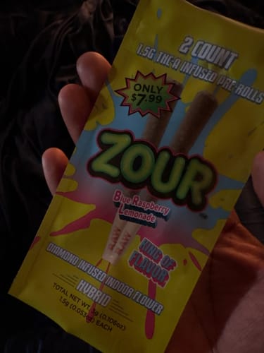 Customer photo review of BLUE RASPBERRY LEMONADE 2-PACK PRE-ROLLS