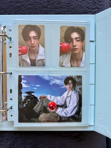 Customer photo review of Custom A5 3-Pocket Pages - Photocard & Postcard (Type A)
