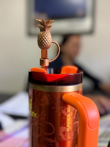 Customer photo review of Stanley 1913 x LoveShackFancy Quencher H2.O Flowstate™ Tumbler with Handle | 887 ML