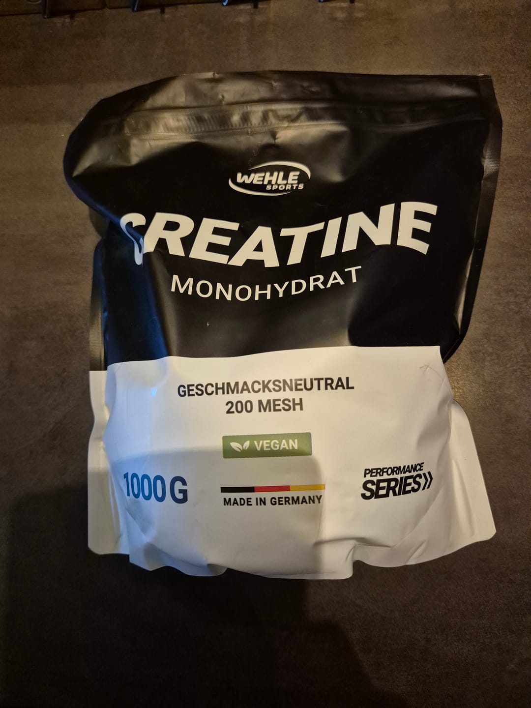 Customer photo review of Wehle  Creatin Monohydrat Pulver - Kreatin 1000g