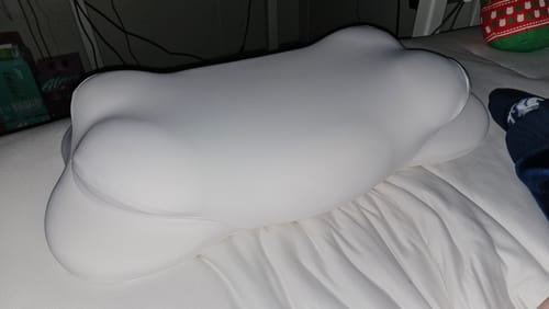 Customer photo review of CloudAlign™ Pillow
