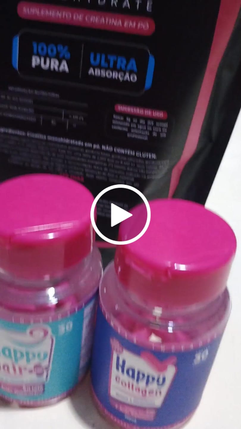 Customer video review of Creatina Monohidratada 100% Pura 300g - Happy Creatine