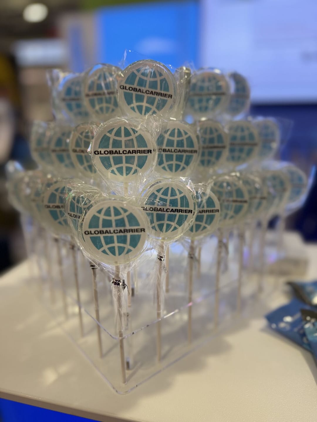 Customer photo review of Logo im Lolli (Geschäftskunden) - Werbegeschenk mit logo