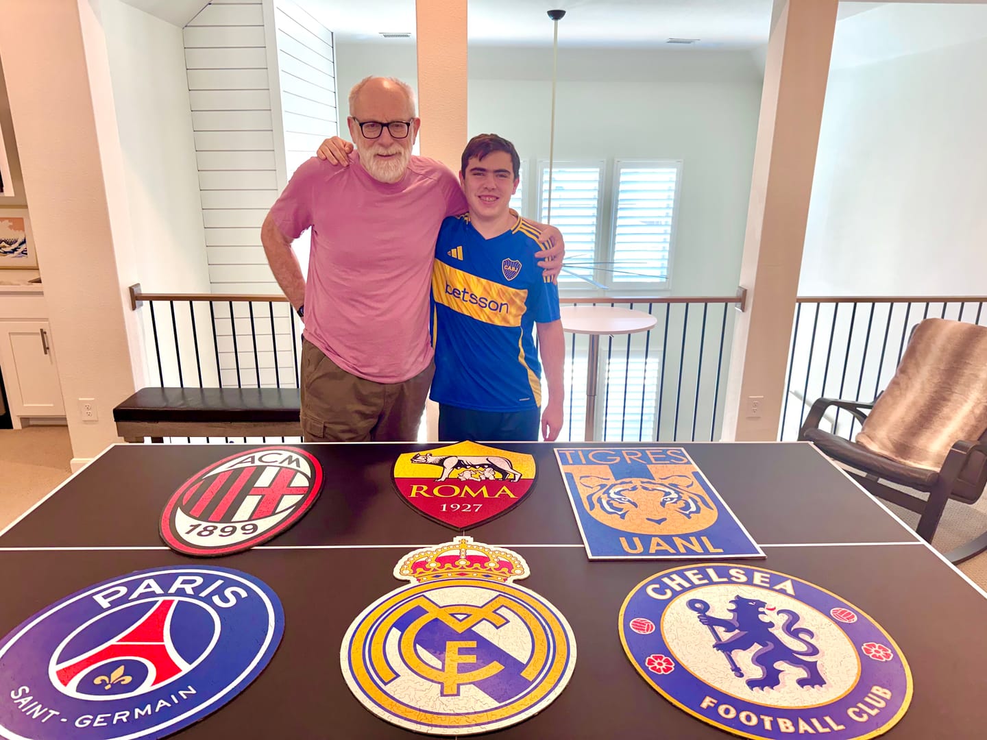 Customer photo review of AC Milan® Logo - Wooden Puzzle