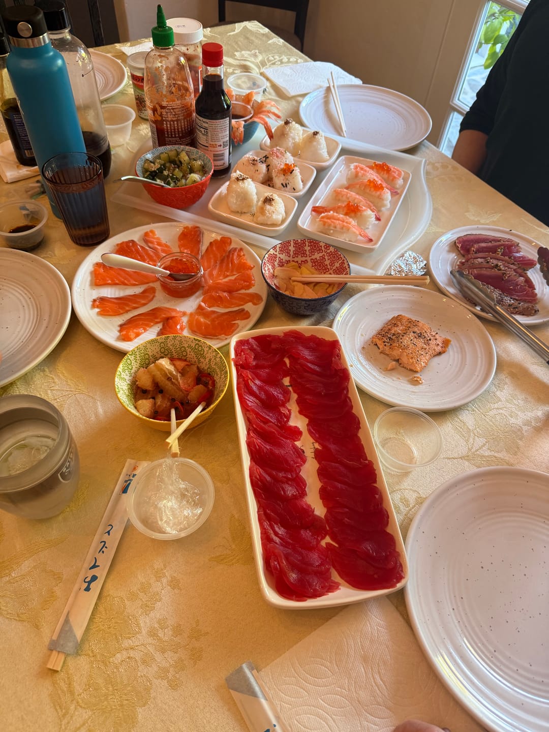 Customer photo review of Wild Bluefin Tuna Akami Saku Block - Sushi-Grade Lean Bluefin