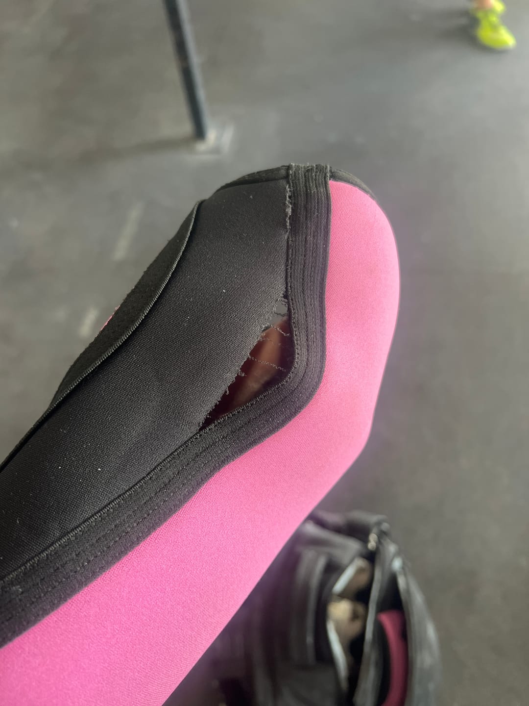 Customer photo review of Reversible Knee Sleeves - Pink