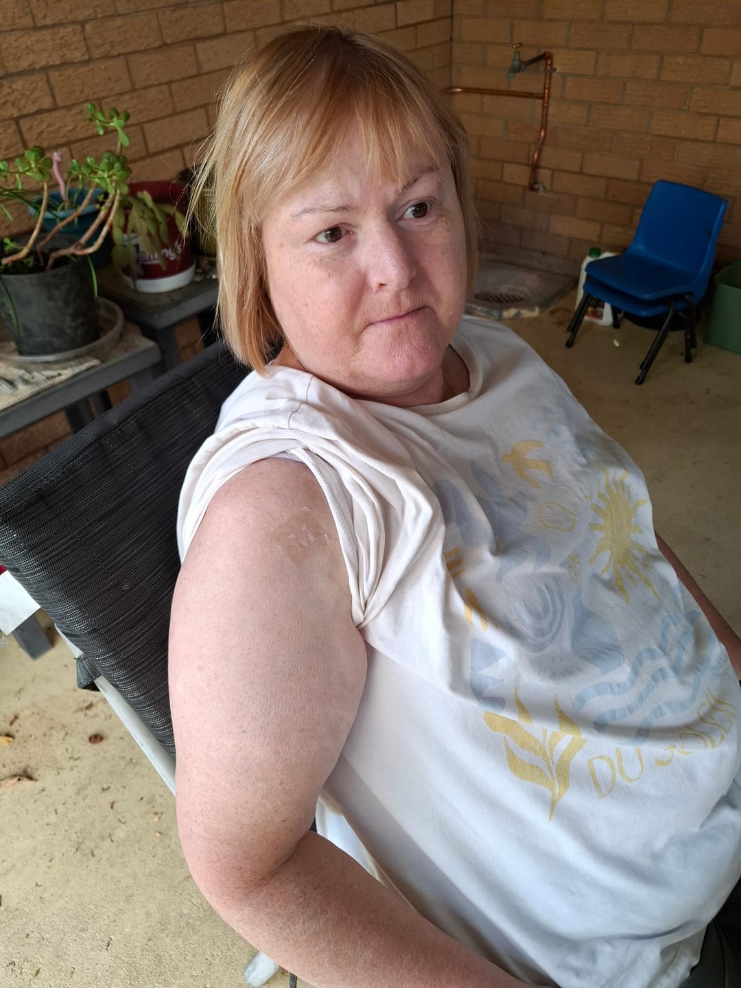Customer photo review of alumepatch Menopause Patch