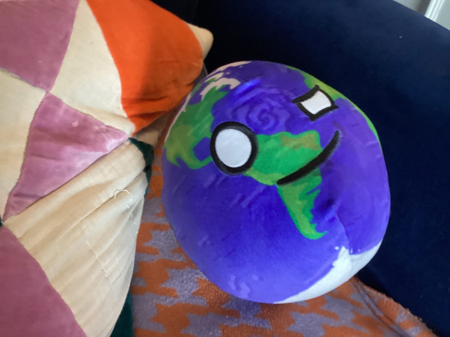 Customer photo review of The SolarBalls Earth Plush