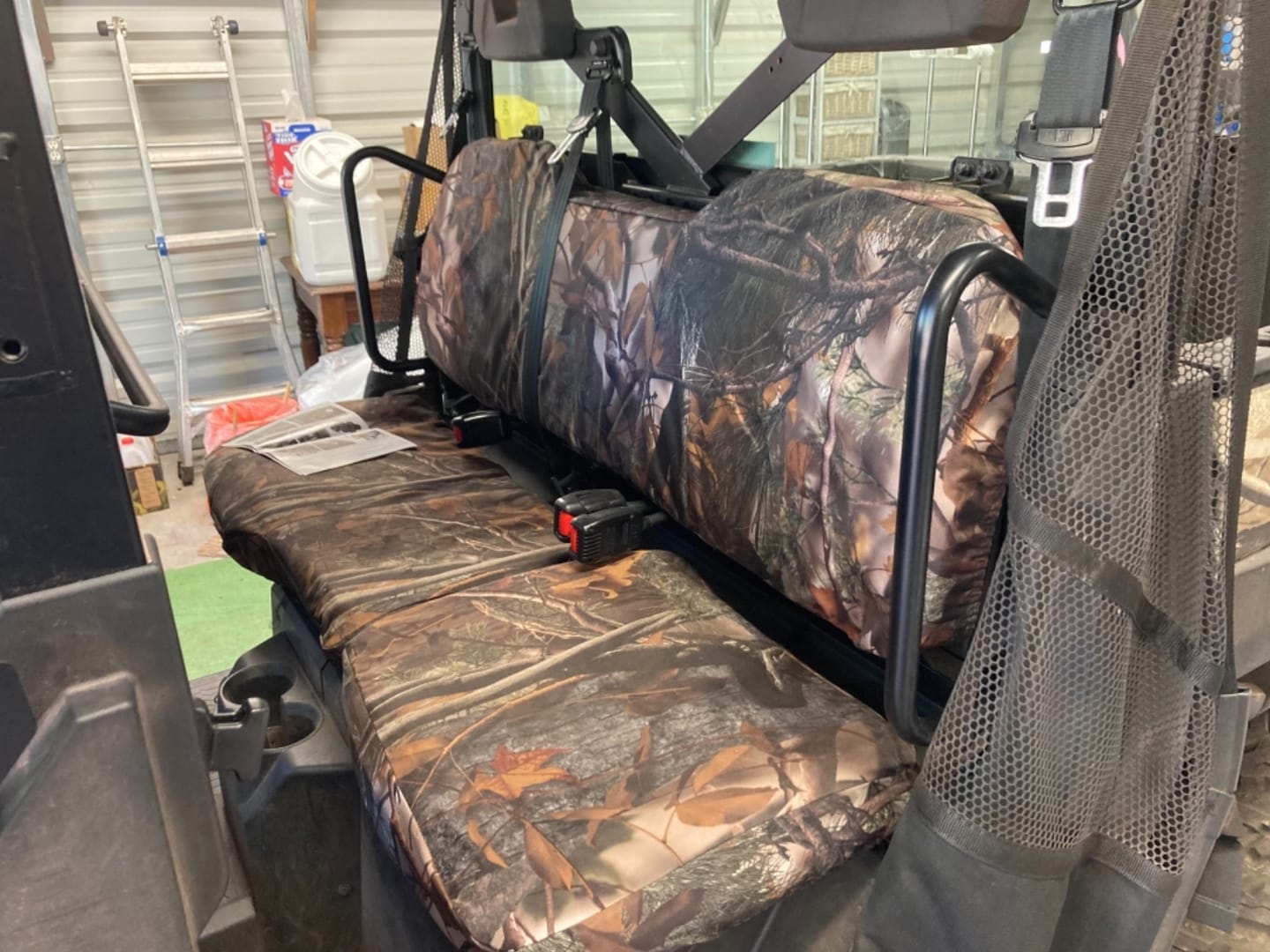 Customer photo review of Camouflage Seat Cover for Polaris Ranger XP 1000/ Crew XP 1000 (3 Pcs)