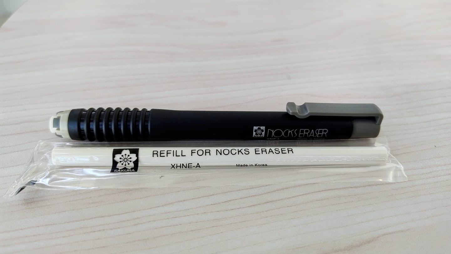 Customer photo review of Sakura Nocks Eraser - Lápiz Goma