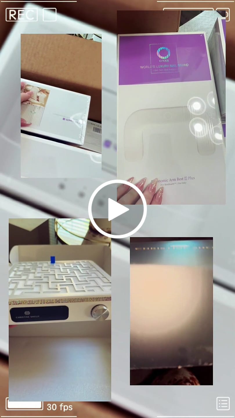 Customer video review of Wireless Keyboard for AI Nail Lamp