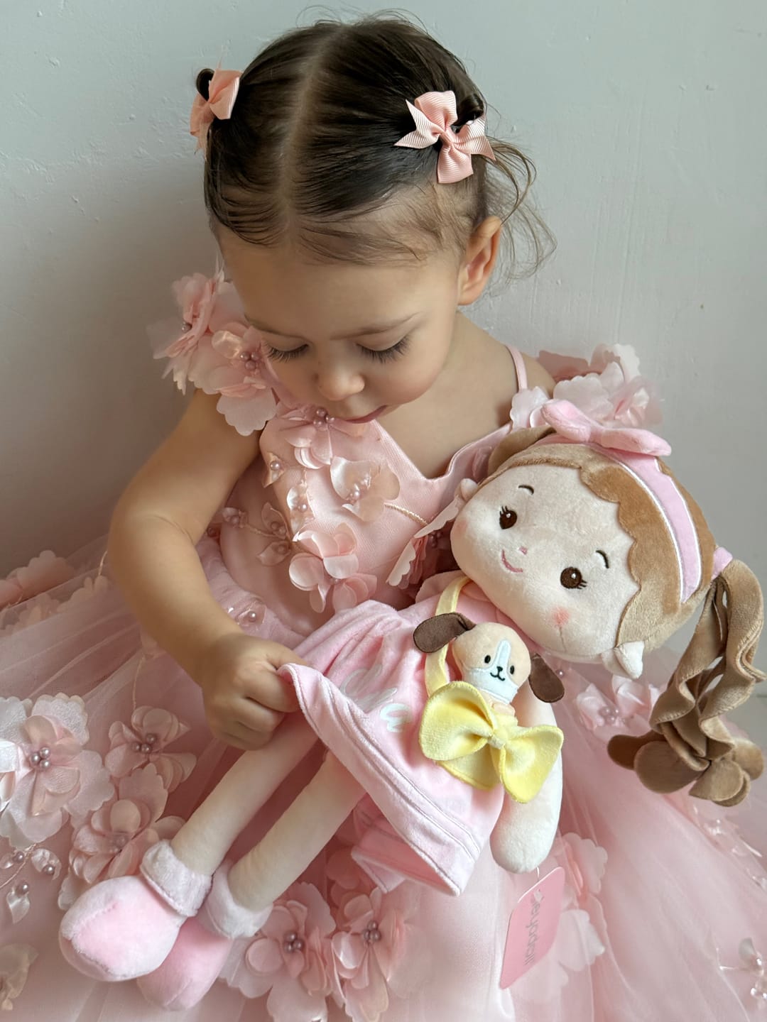 Customer photo review of Personalized Milly Girl & Her Pet