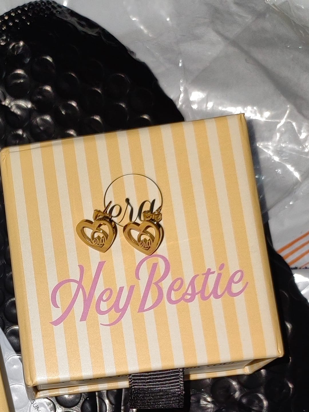 Customer photo review of Gold Thando Studs