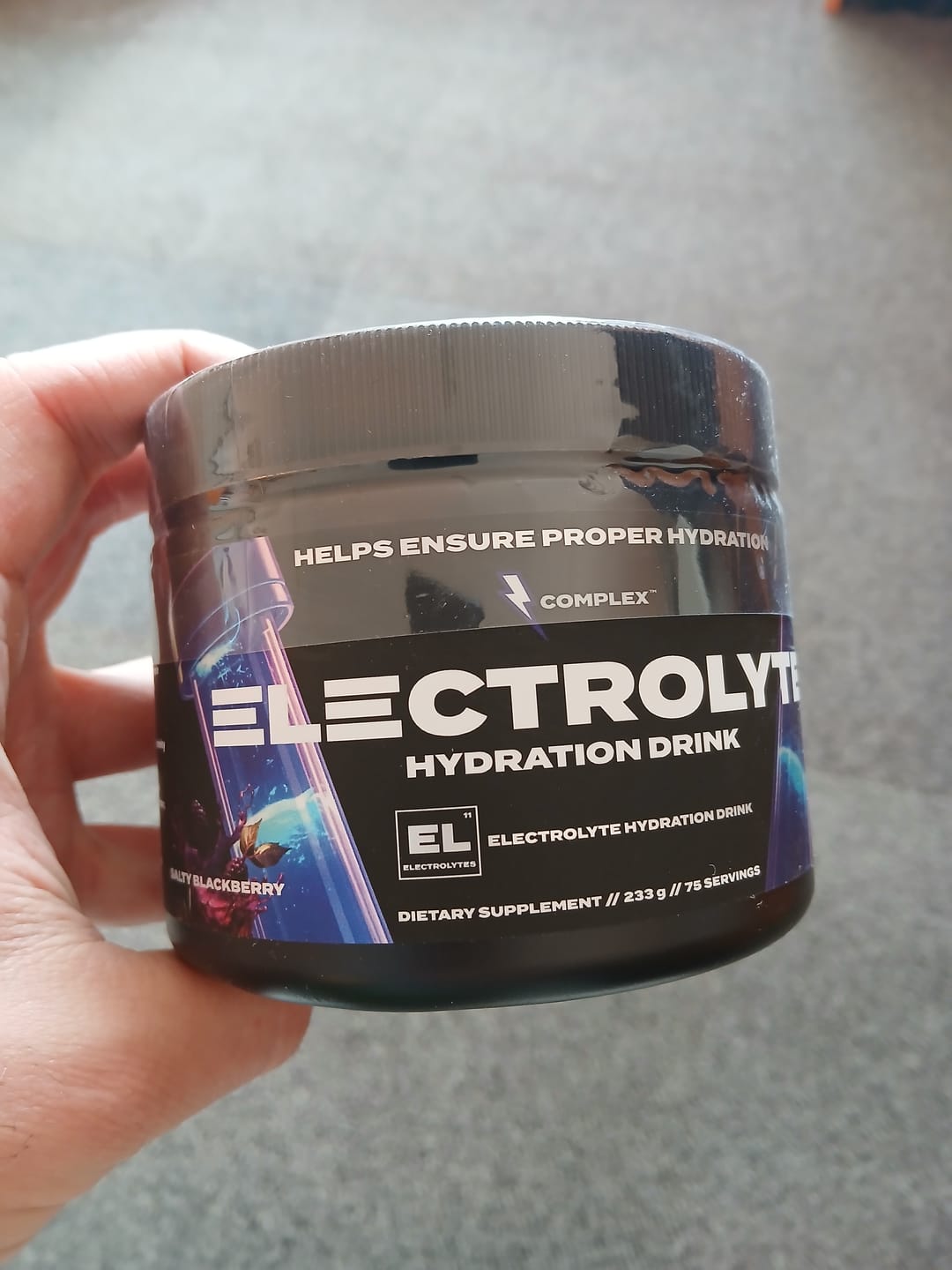 Customer photo review of Electrolyte Hydration Drink