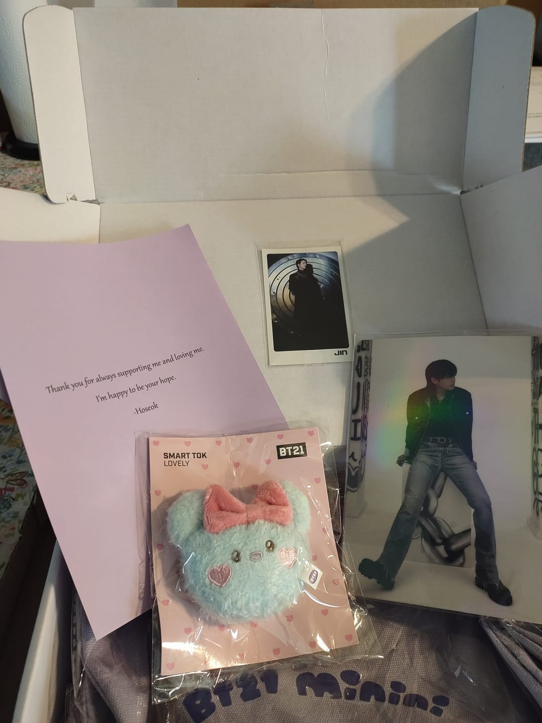 Customer photo review of BTS MYSTERY RANDOM BOX [RENEWAL VERSION]