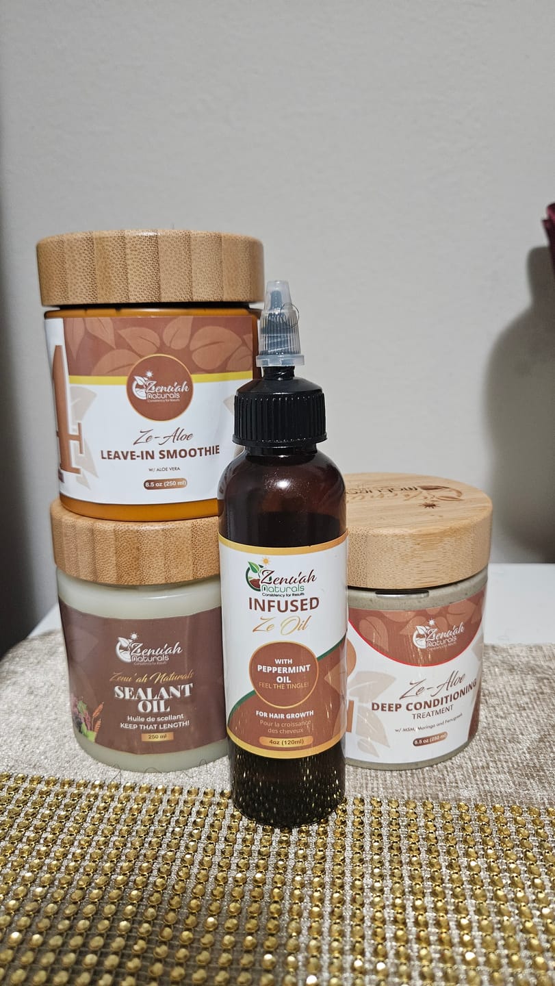 Customer photo review of Keep Your Length Bundle