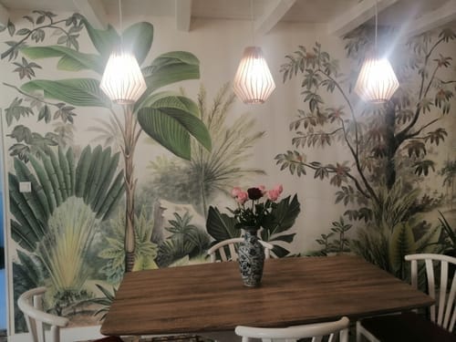 Customer photo review of Ambre teinté Chêne | Suspension