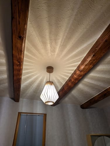 Customer photo review of Ambre teinté Chêne | Suspension