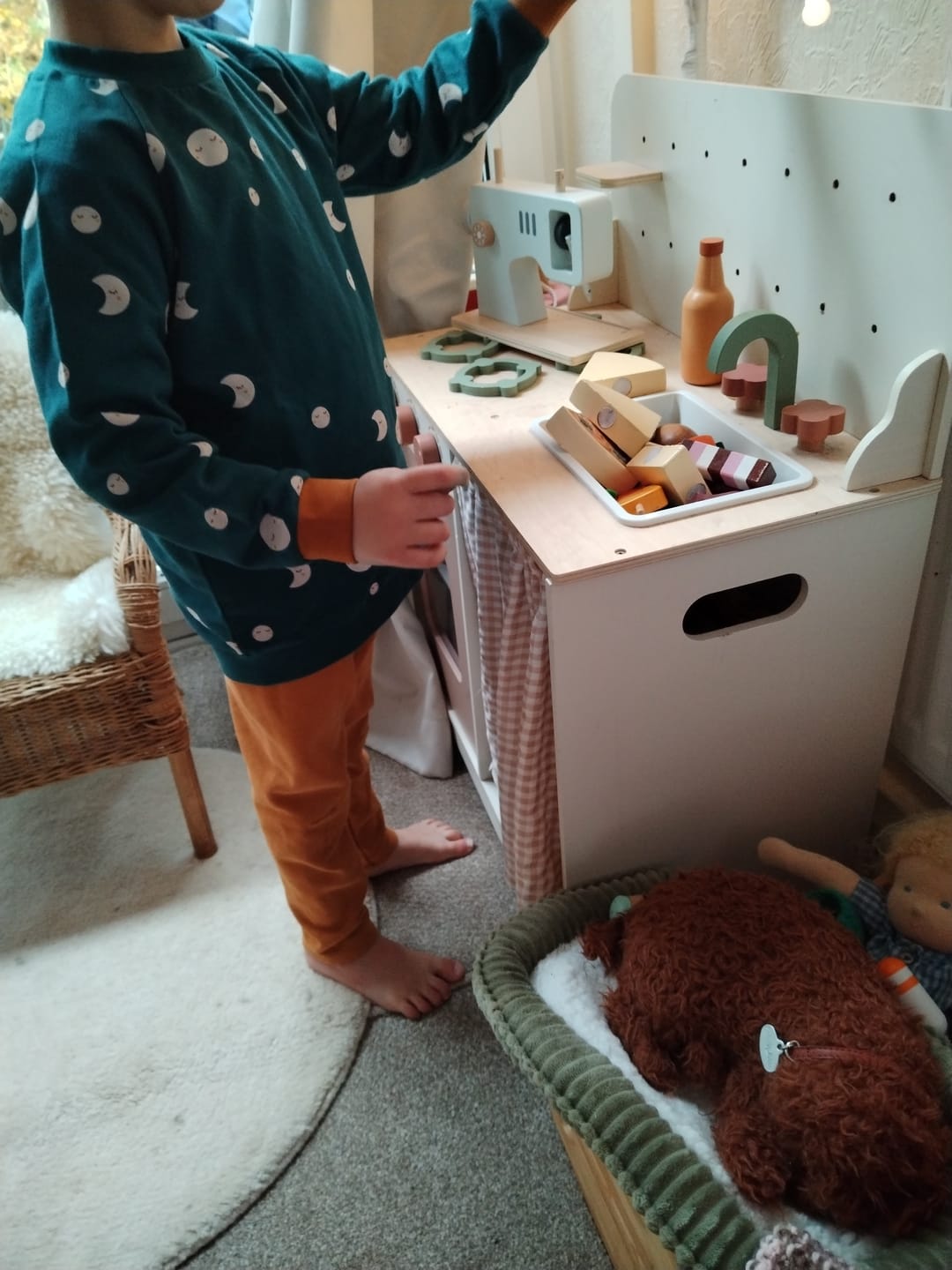 Customer photo review of Midnight Moon Raglan Sweatshirt