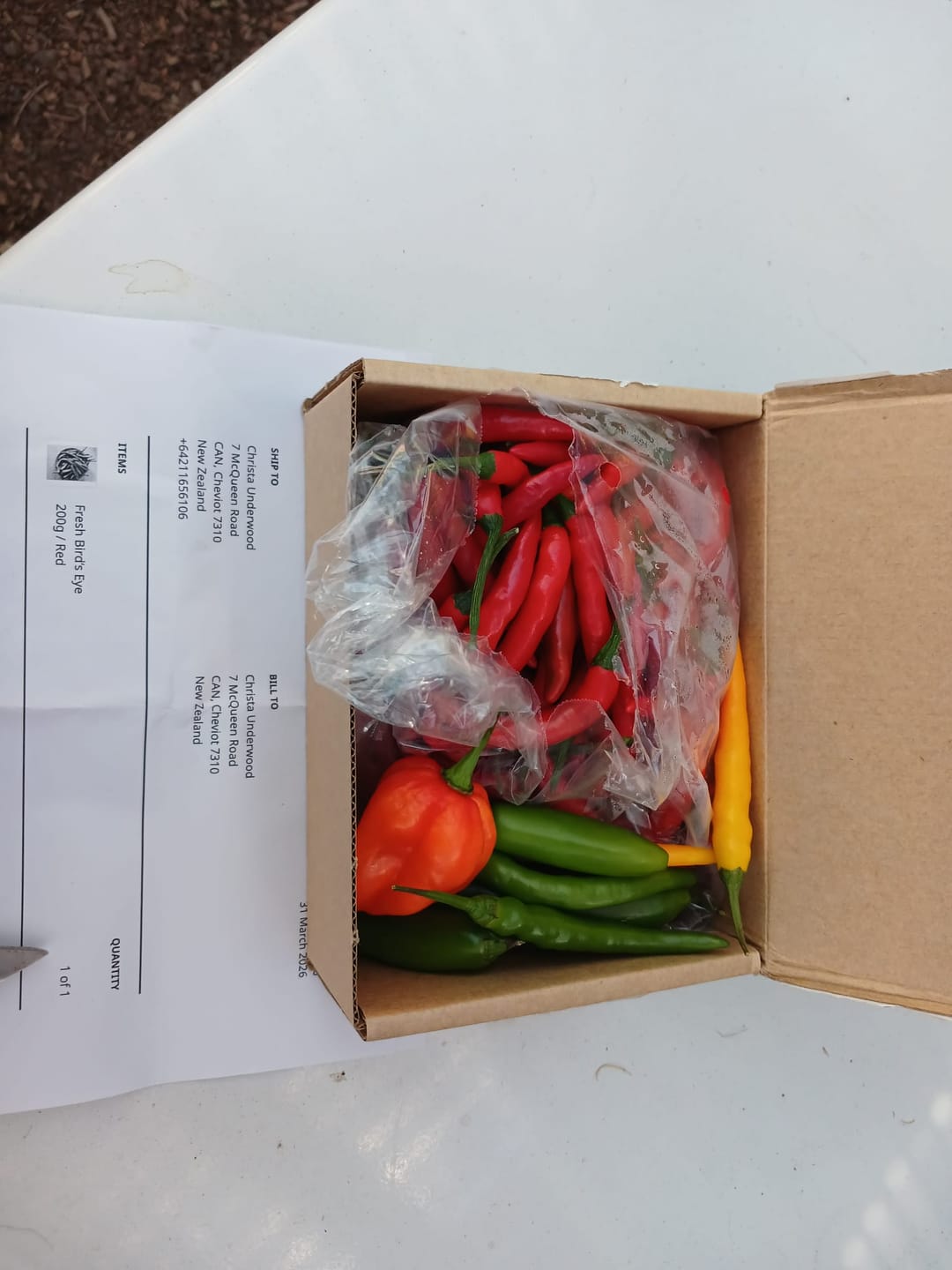 Customer photo review of Fresh Bird’s Eye