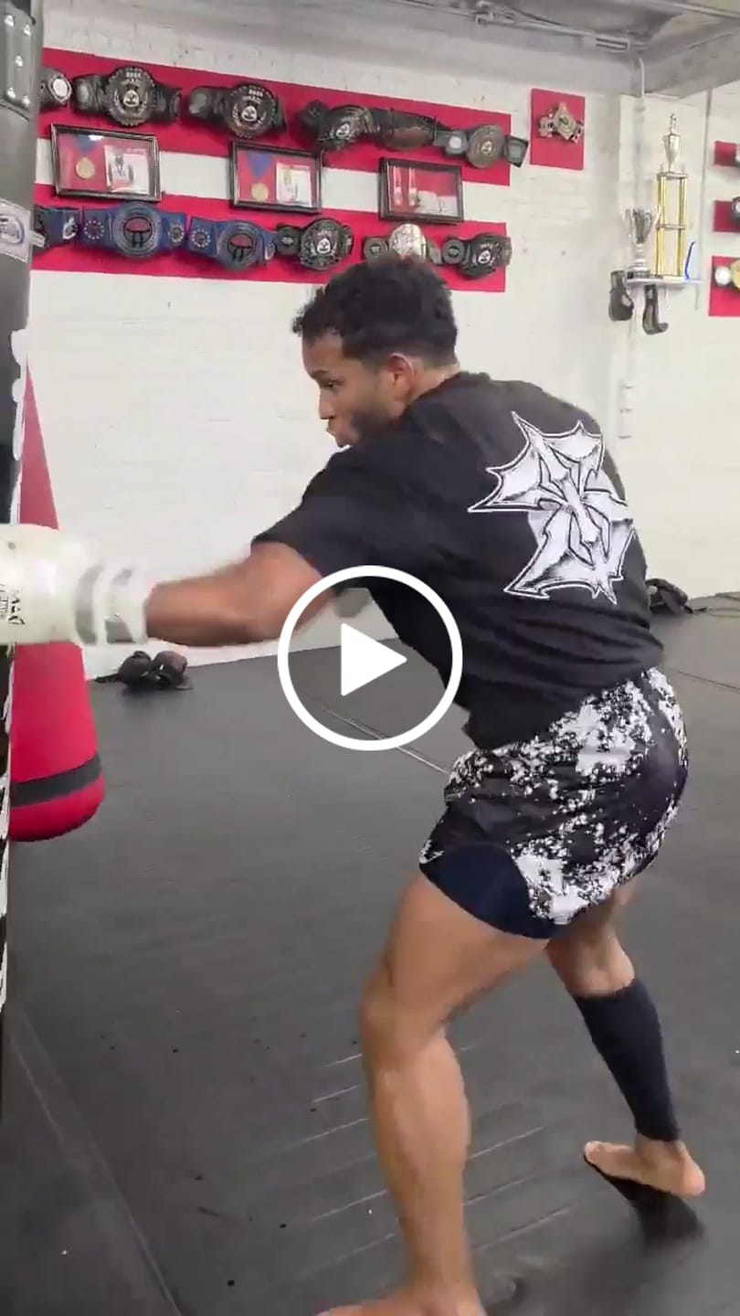 Customer video review of Fairtex HB6 6 Ft. Banana Bag Punching Bag for Muay Thai, Boxing, Kickboxing, MMA (Filled)- 14.17" W x 70.87" H, 100lbs