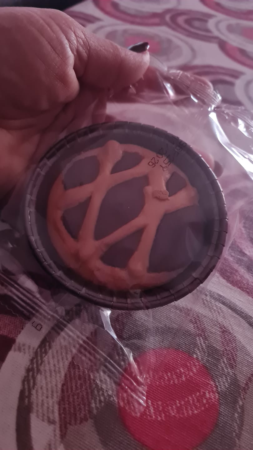 Customer photo review of Crostatine con crema al cioccolato