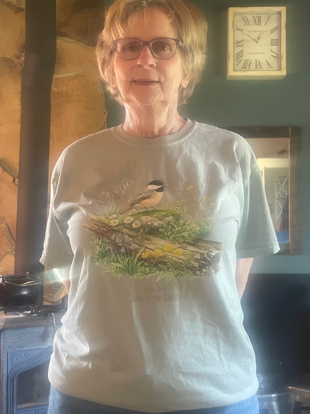 Customer photo review of Song of the Garden T-Shirt