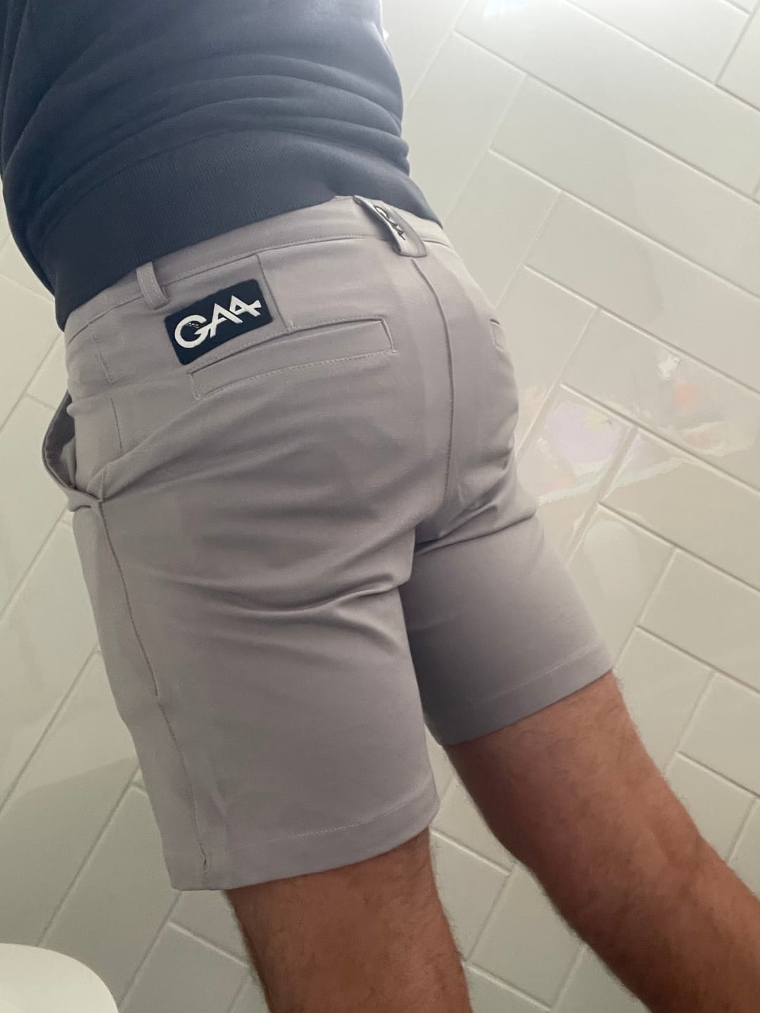 Customer photo review of Premier Stretch Golf Shorts