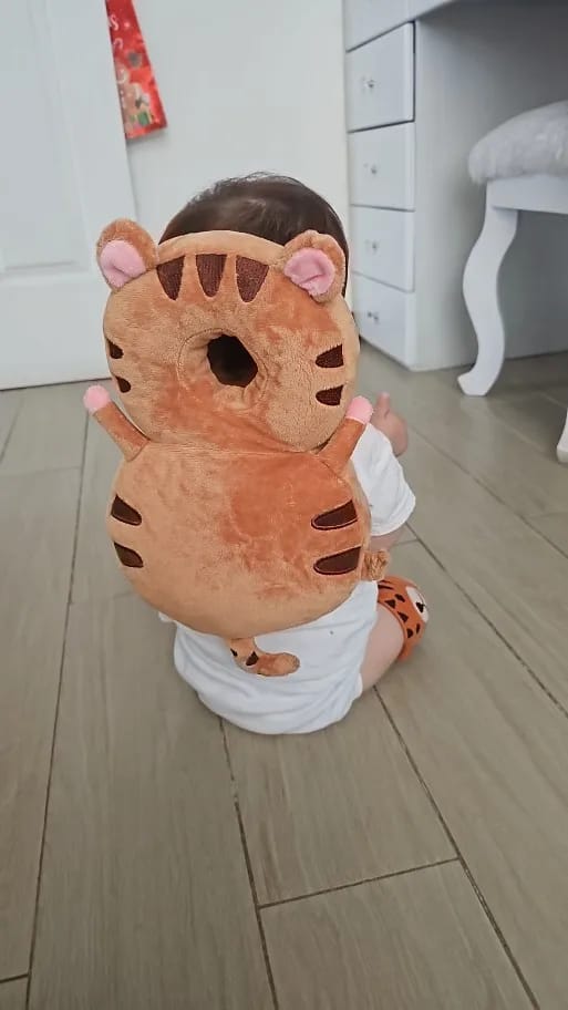Customer photo review of BumperBuddy™ Baby Head Protector