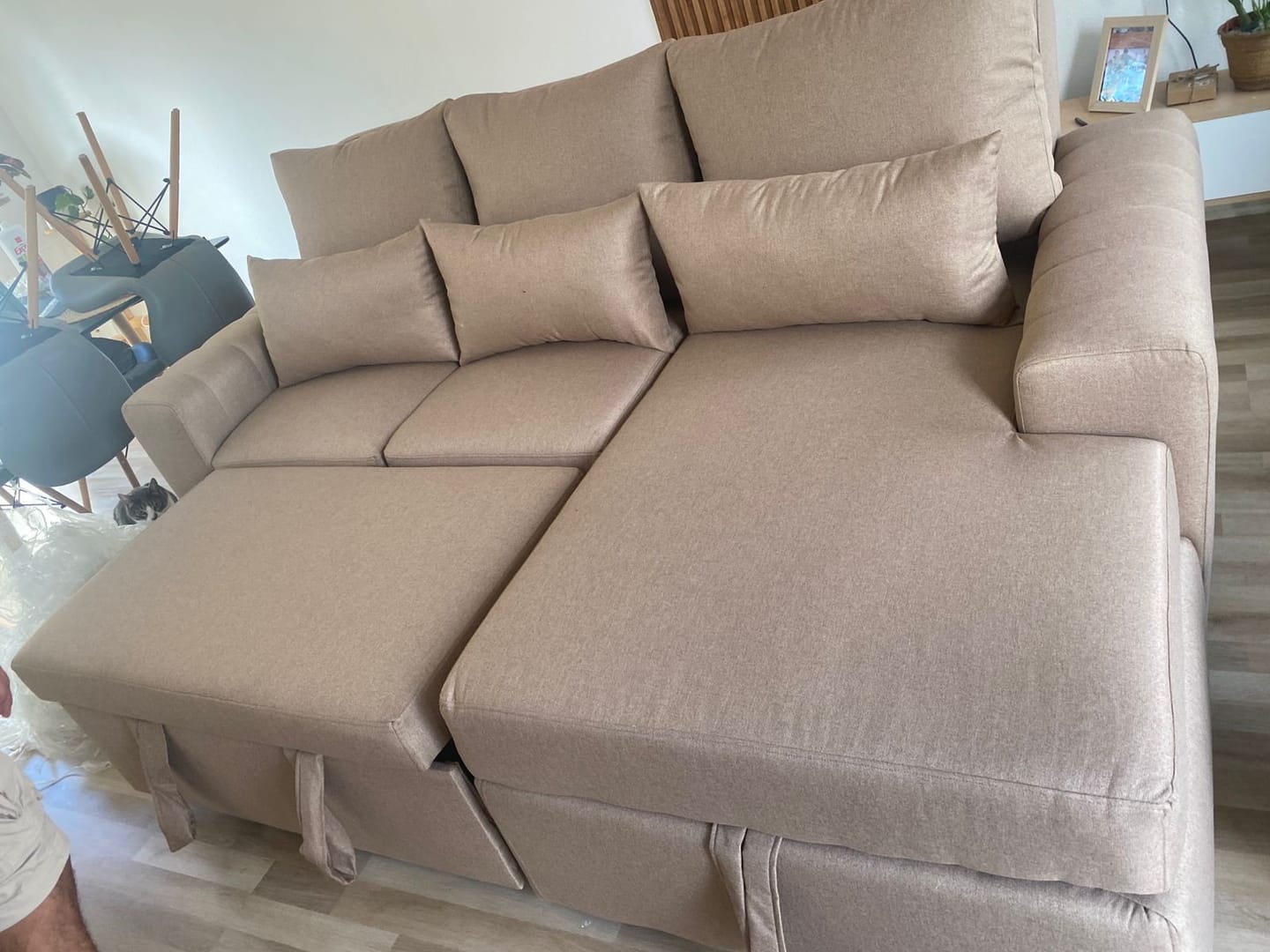 Customer photo review of Sofá cama Mykonos