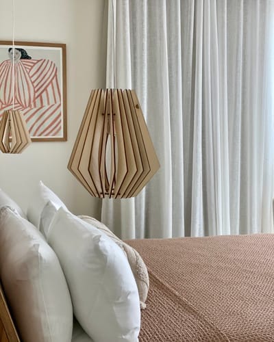 Customer photo review of Ambre teinté Chêne | Suspension