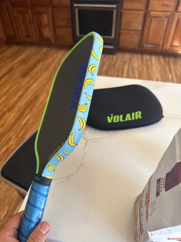 Customer photo review of Go Bananas Edge Tape (3 pack) - Pickleball Paddle Edge Tape